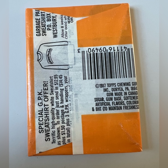 Unopened 1987 garbage pail kids cards - Picture 2 of 2